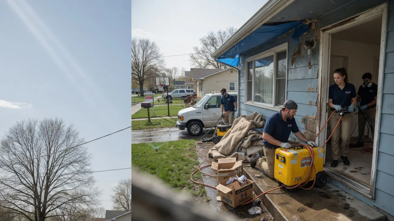 Basement Flood Cleanup in Levant, KS near me
